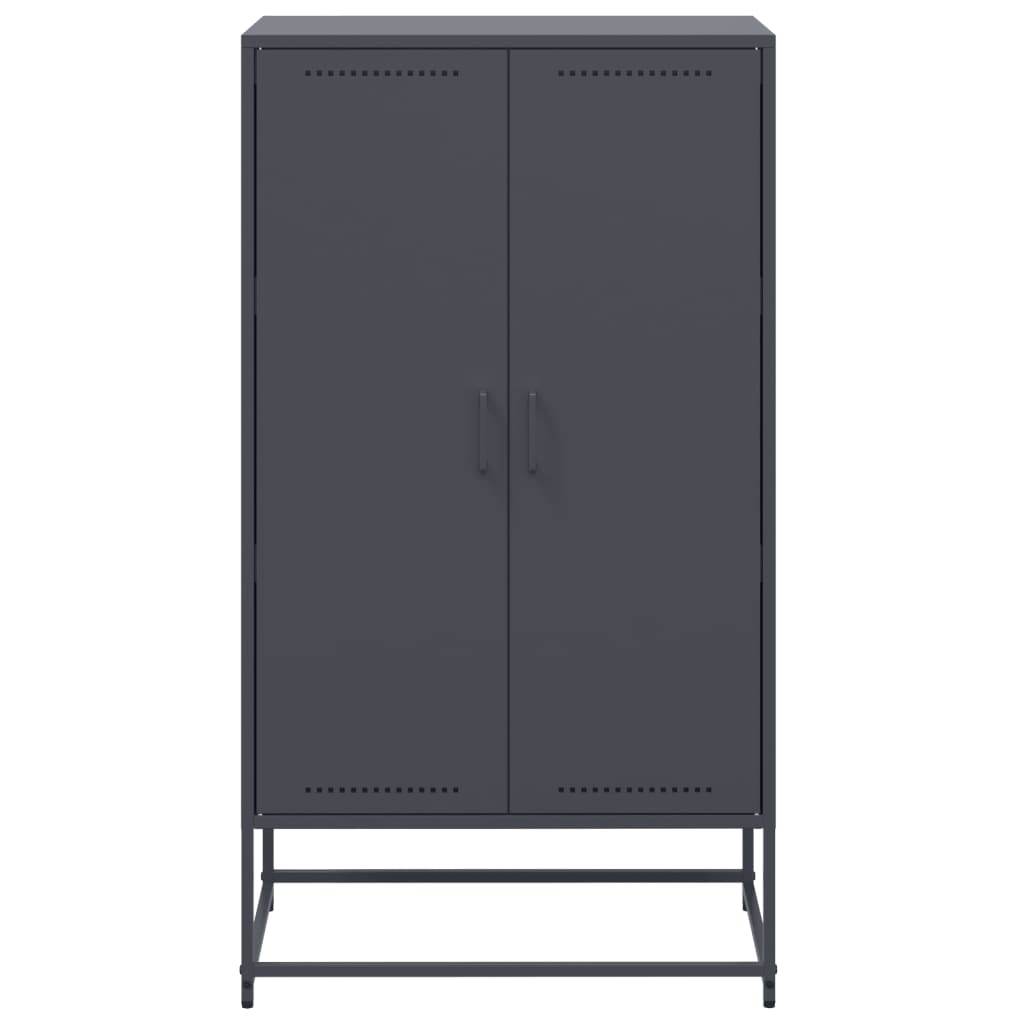 Ντουλάπι Ανθρακί 68,5x38,5x123,5 εκ. από Ατσάλι