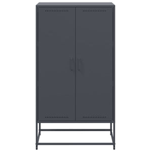 Ντουλάπι Ανθρακί 68,5x38,5x123,5 εκ. από Ατσάλι