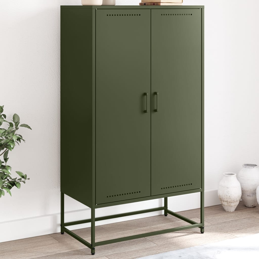 Ντουλάπι Πράσινο Λαδί 68,5x38,5x123,5 εκ. από Ατσάλι