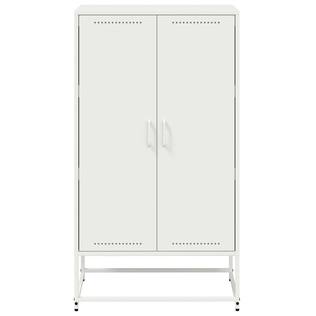 Ντουλάπι Λευκό 68,5x38,5x123,5 εκ. από Ατσάλι