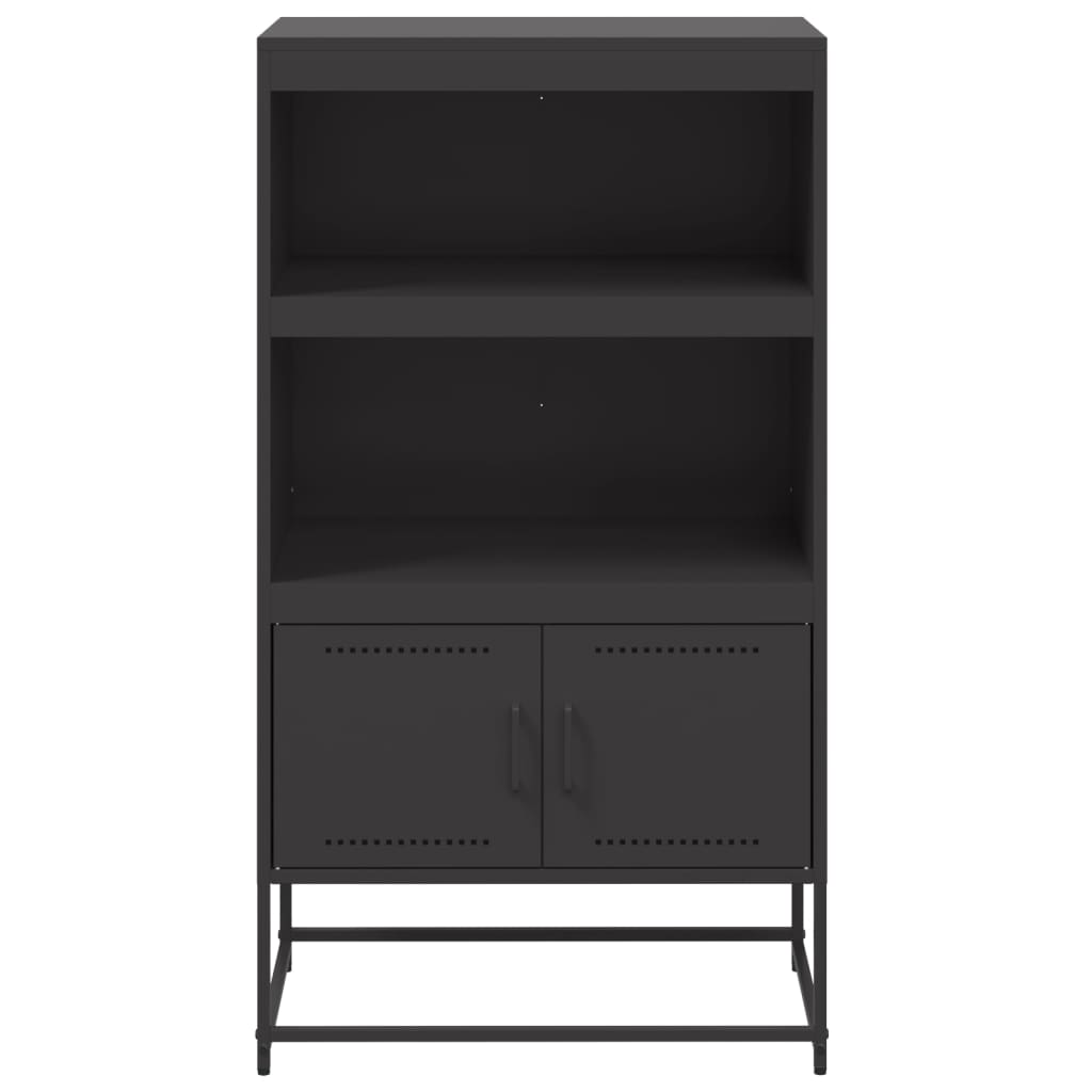 Ραφιέρα Μαύρη 68,5x38,5x123,5 εκ. από Ατσάλι