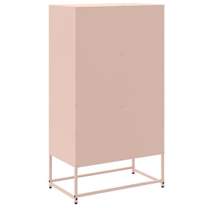 Ραφιέρα Ροζ 68,5x38,5x123,5 εκ. από Ατσάλι