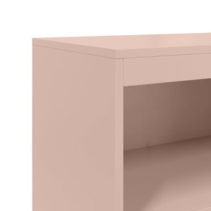 Ραφιέρα Ροζ 68,5x38,5x123,5 εκ. από Ατσάλι