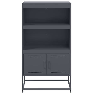 Ντουλάπι Ανθρακί 68,5x38,5x123,5 εκ. από Ατσάλι