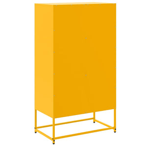 Ραφιέρα Μουσταρδί 68,5x38,5x123,5 εκ. από Ατσάλι - Pakobazaar