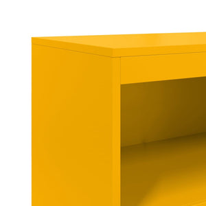 Ραφιέρα Μουσταρδί 68,5x38,5x123,5 εκ. από Ατσάλι - Pakobazaar