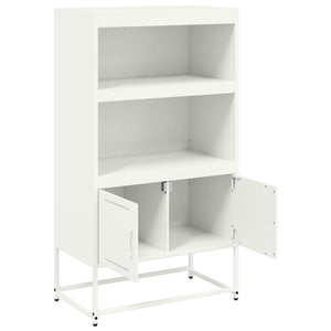 Ραφιέρα Λευκή 68,5x38,5x123,5 εκ. από Ατσάλι