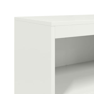 Ραφιέρα Λευκή 68,5x38,5x123,5 εκ. από Ατσάλι