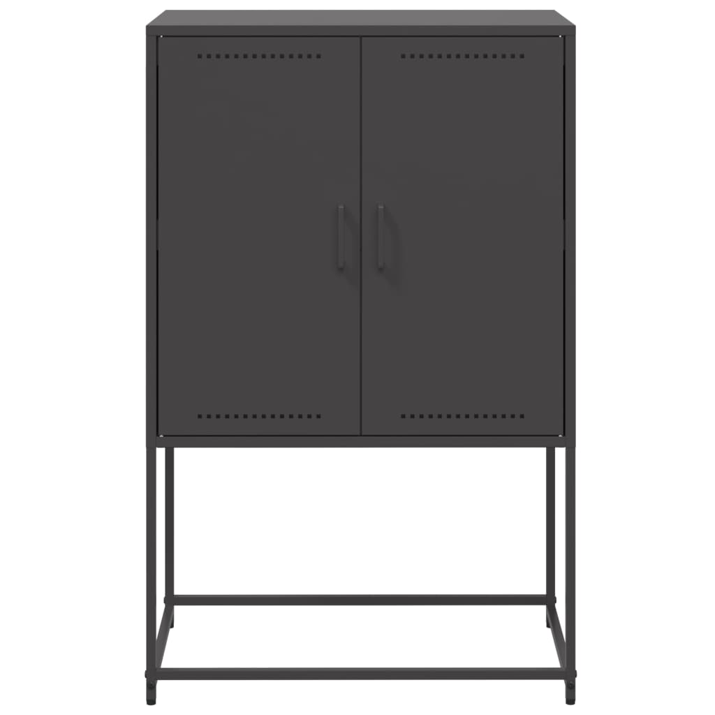 Μπουφές Μαύρος 68,5 x 38,5 x 107 εκ. Ατσάλινος