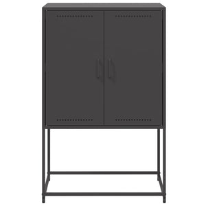Μπουφές Μαύρος 68,5 x 38,5 x 107 εκ. Ατσάλινος