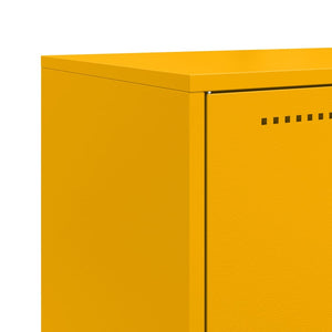 Ντουλάπι Μουσταρδί 68,5x38,5x107 εκ. από Ατσάλι