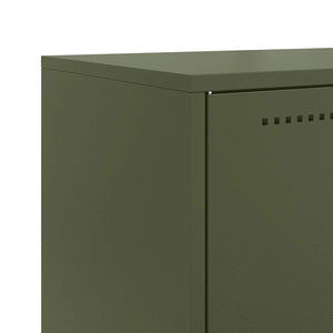 Ντουλάπι Πράσινο Λαδί 68,5x38,5x107 εκ. από Ατσάλι