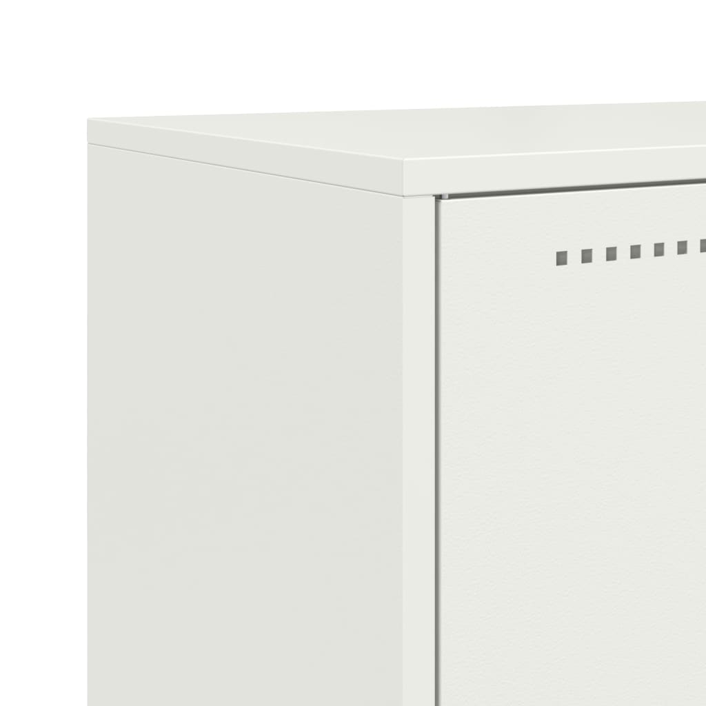 Ραφιέρα Λευκή 68,5x38,5x107 εκ. από Ατσάλι