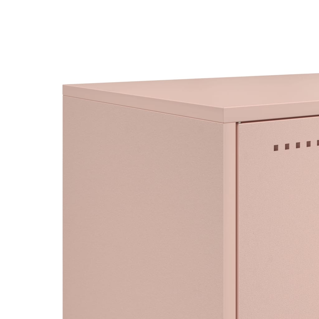 Έπιπλο Τηλεόρασης Ροζ 100,5x39x60,5 εκ. από Ατσάλι