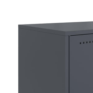 Έπιπλο Τηλεόρασης Ανθρακί 100,5x39x60,5 εκ. από Ατσάλι