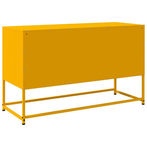 Έπιπλο Τηλεόρασης Μουσταρδί Κίτρινο 100,5x39x60,5εκ. από Ατσάλι