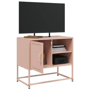 Έπιπλο Τηλεόρασης Ροζ 68 x 39 x 60,5 εκ. από Χάλυβα