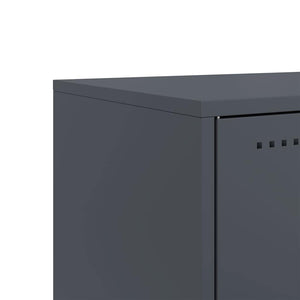 Έπιπλο Τηλεόρασης Ανθρακί 68x39x60,5 εκ. από Χάλυβα