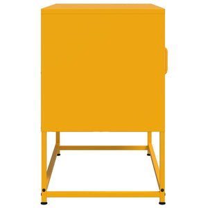 Έπιπλο Τηλεόρασης Μουσταρδί Κίτρινο 68x39x60,5 εκ. από Ατσάλι