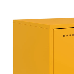 Έπιπλο Τηλεόρασης Μουσταρδί Κίτρινο 68x39x60,5 εκ. από Ατσάλι