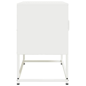 Έπιπλο Τηλεόρασης Λευκό 68x39x60,5 εκ. από Χάλυβα
