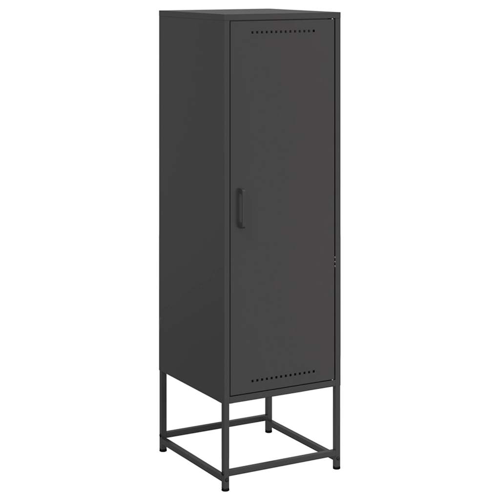 Μπουφές Μαύρος 36x39x123 εκ. από Ατσάλι - Pakobazaar