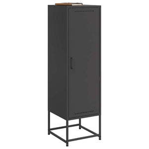 Μπουφές Μαύρος 36x39x123 εκ. από Ατσάλι - Pakobazaar