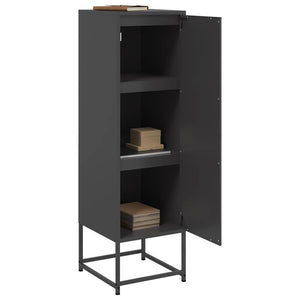 Μπουφές Μαύρος 36x39x123 εκ. από Ατσάλι - Pakobazaar