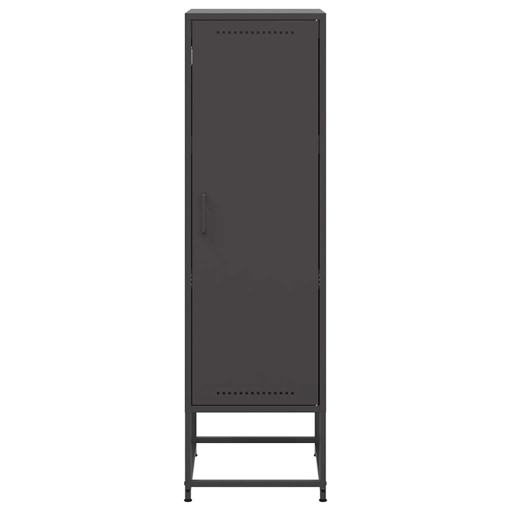 Μπουφές Μαύρος 36x39x123 εκ. από Ατσάλι - Pakobazaar