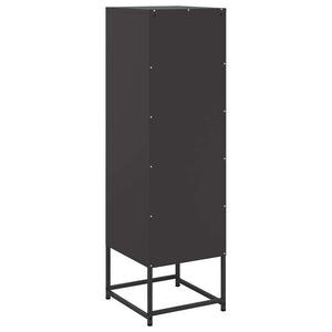 Μπουφές Μαύρος 36x39x123 εκ. από Ατσάλι - Pakobazaar