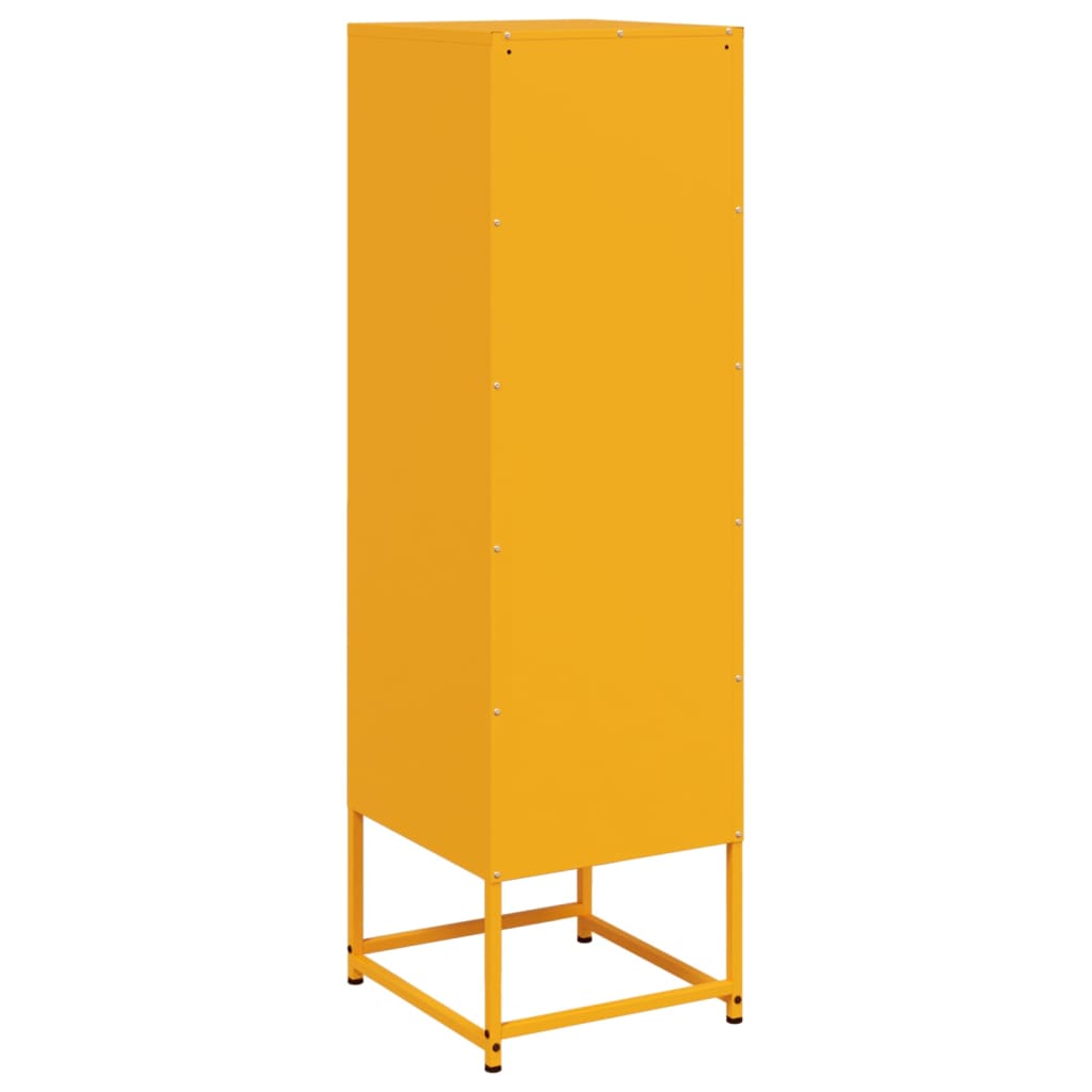 Ντουλάπι Μουσταρδί 36x39x123 εκ. από Ατσάλι