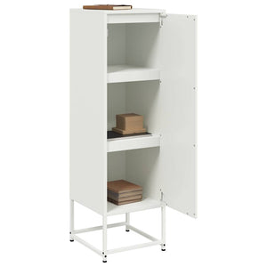 Μπουφές Λευκός 36x39x123 εκ. από Ατσάλι