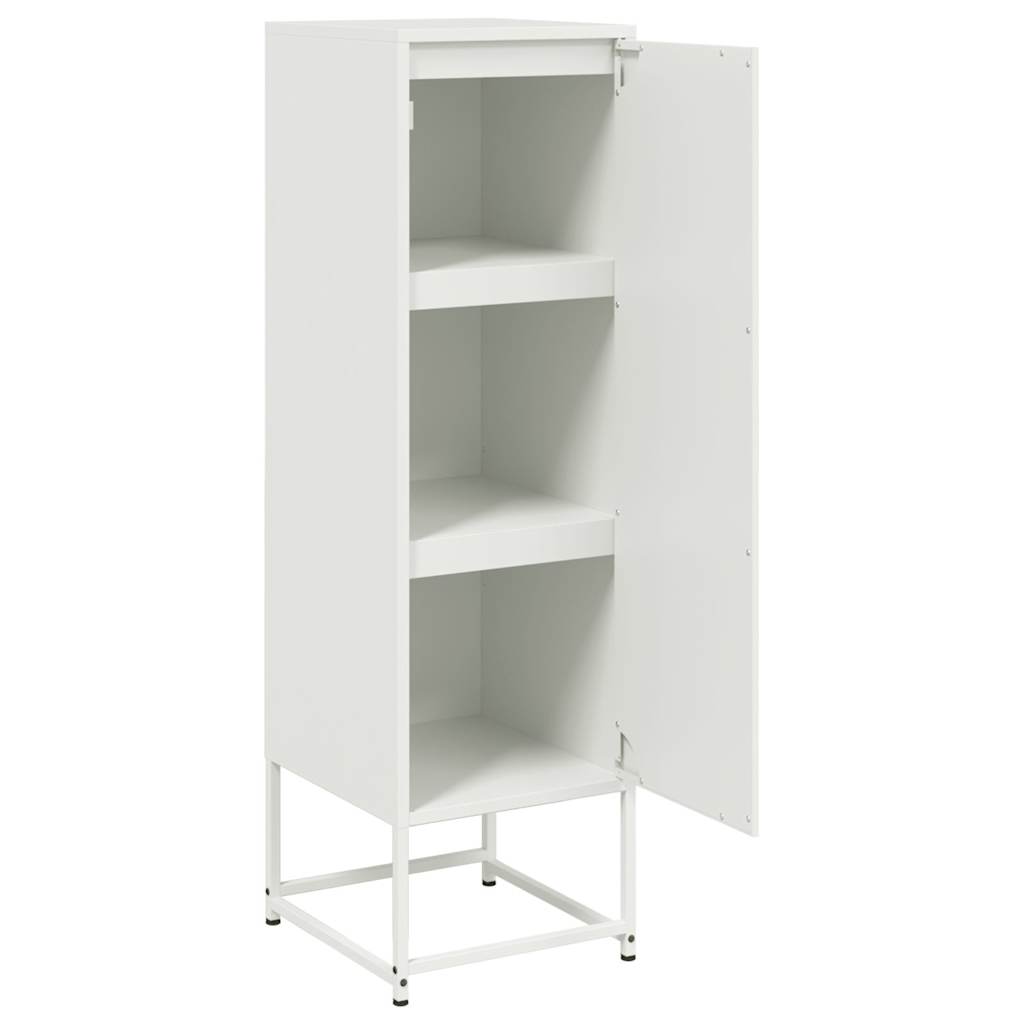 Μπουφές Λευκός 36x39x123 εκ. από Ατσάλι - Pakobazaar