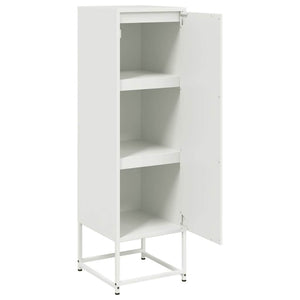 Μπουφές Λευκός 36x39x123 εκ. από Ατσάλι