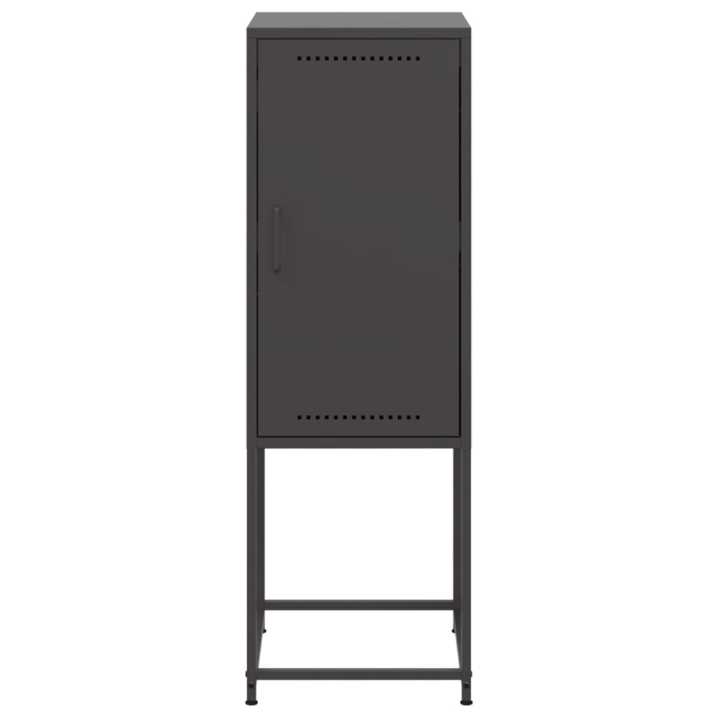 Ντουλάπι Μαύρο 36x39x107 εκ. από Ατσάλι