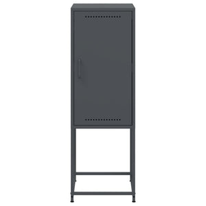 Ντουλάπι Ανθρακί 36x39x107 εκ. από Ατσάλι
