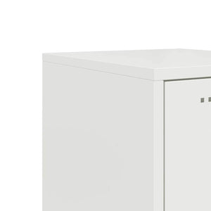 Ντουλάπι Λευκό 36x39x107 εκ. από Ατσάλι