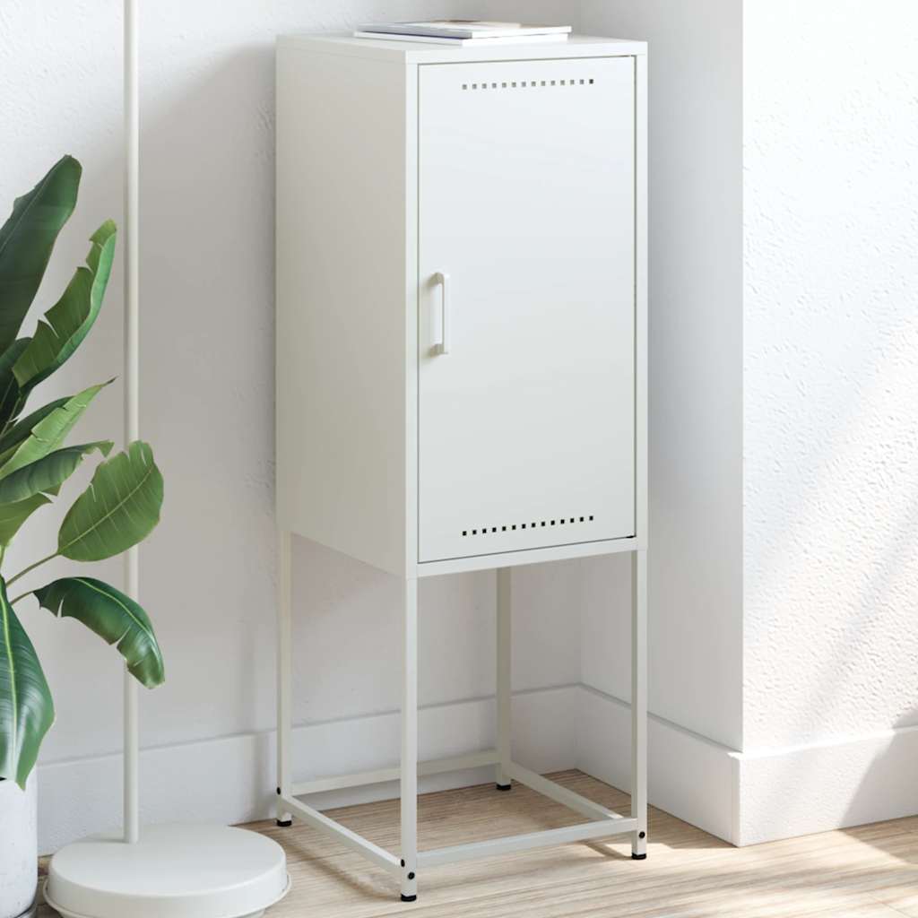 Ντουλάπι Λευκό 36x39x107 εκ. από Ατσάλι
