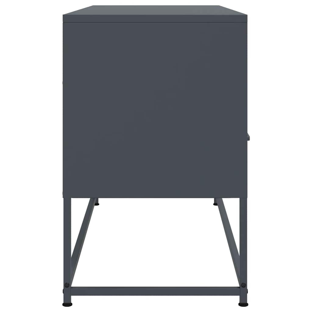 Έπιπλο Τηλεόρασης Ανθρακί 100,5x39x60,5 εκ. από Ατσάλι - Pakobazaar