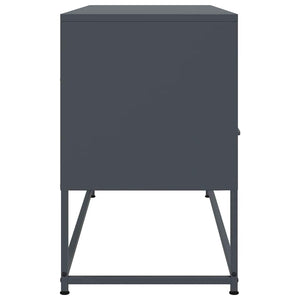 Έπιπλο Τηλεόρασης Ανθρακί 100,5x39x60,5 εκ. από Ατσάλι - Pakobazaar