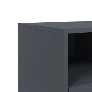 Έπιπλο Τηλεόρασης Ανθρακί 100,5x39x60,5 εκ. από Ατσάλι - Pakobazaar