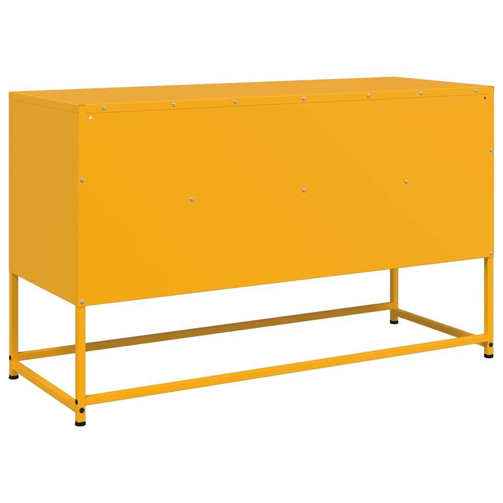 Έπιπλο Τηλεόρασης Μουσταρδί Κίτρινο 100,5x39x60,5εκ. από Ατσάλι - Pakobazaar
