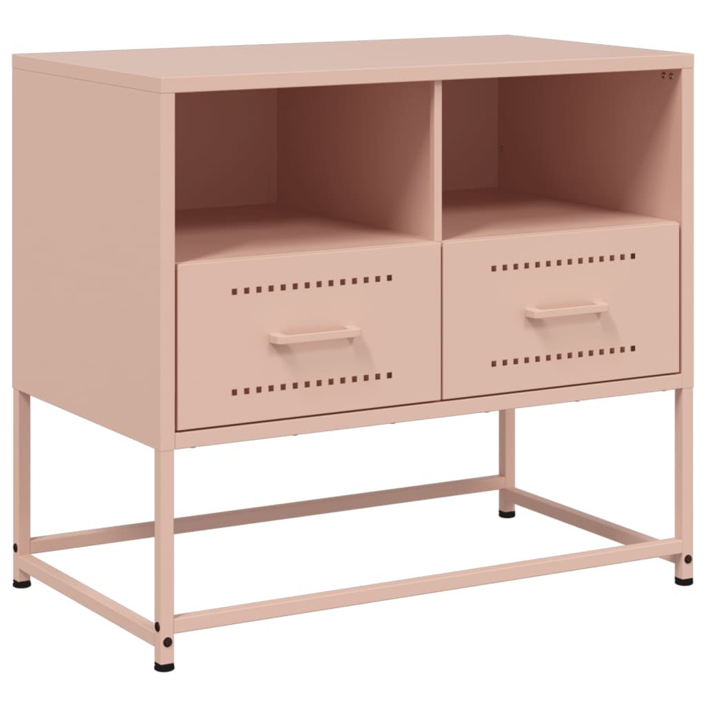 Έπιπλο Τηλεόρασης Ροζ 68 x 39 x 60,5 εκ. από Χάλυβα