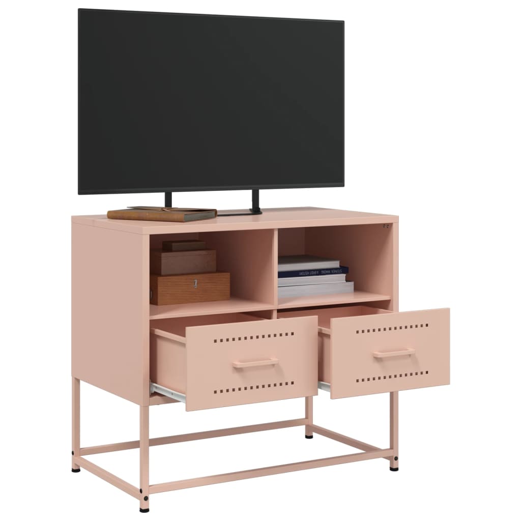 Έπιπλο Τηλεόρασης Ροζ 68 x 39 x 60,5 εκ. από Χάλυβα