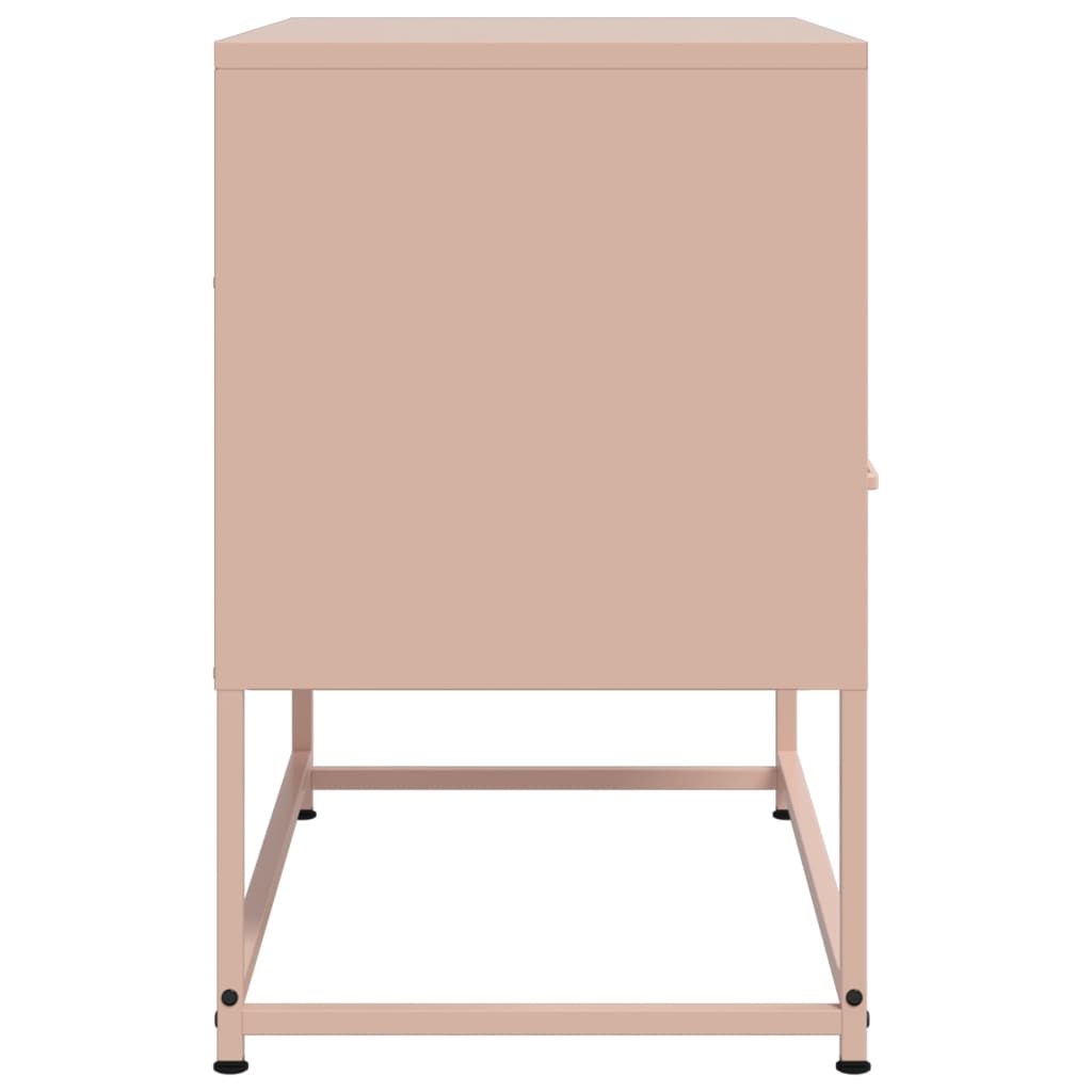 Έπιπλο Τηλεόρασης Ροζ 68 x 39 x 60,5 εκ. από Χάλυβα