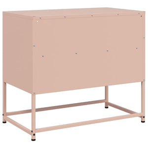 Έπιπλο Τηλεόρασης Ροζ 68 x 39 x 60,5 εκ. από Χάλυβα