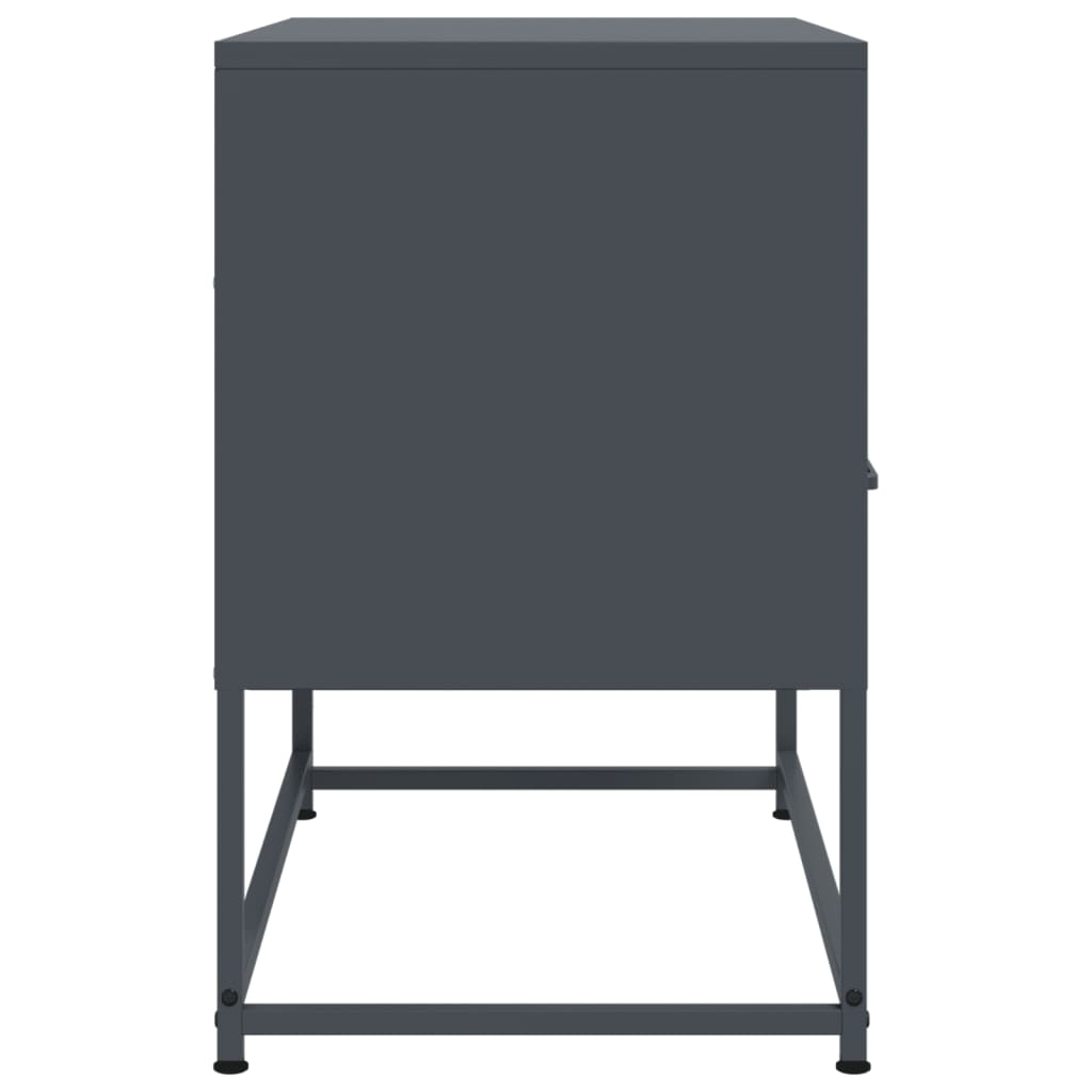 Έπιπλο Τηλεόρασης Ανθρακί 68x39x60,5 εκ. από Χάλυβα