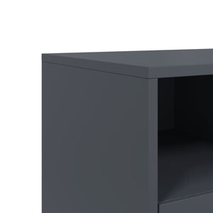 Έπιπλο Τηλεόρασης Ανθρακί 68x39x60,5 εκ. από Χάλυβα