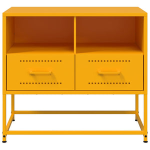 Έπιπλο Τηλεόρασης Μουσταρδί Κίτρινο 68x39x60,5 εκ. από Ατσάλι