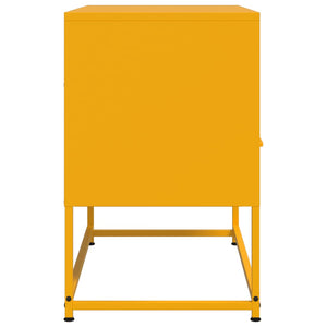 Έπιπλο Τηλεόρασης Μουσταρδί Κίτρινο 68x39x60,5 εκ. από Ατσάλι